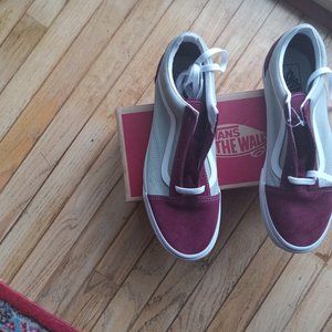 Vans Old Skool Classicsport Maroon Grey